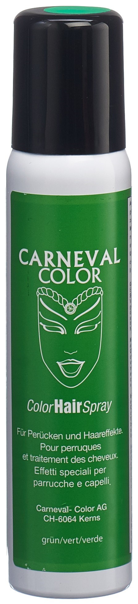 CARNEVAL COLOR Hair Spray grün 100 ml x 3 Stk
