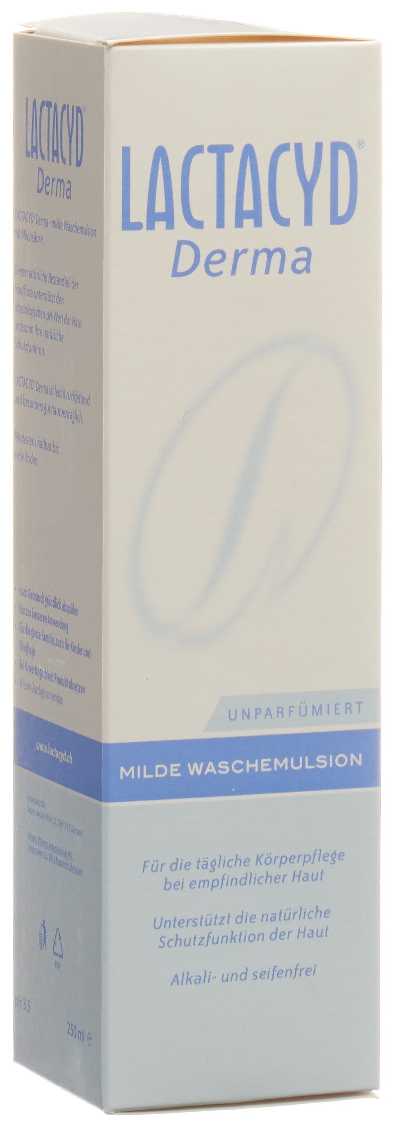 LACTACYD Derma Waschemulsion mild unparfümiert 250 ml