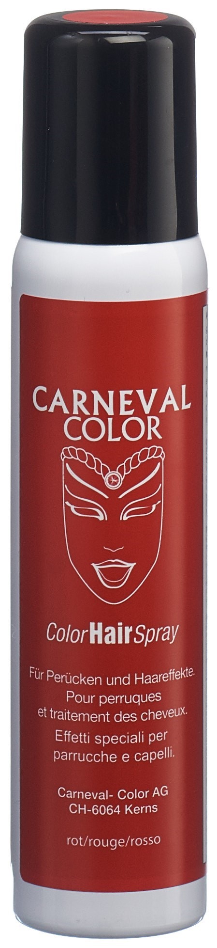 CARNEVAL COLOR Hair Spray rot 100 ml x 3 Stk