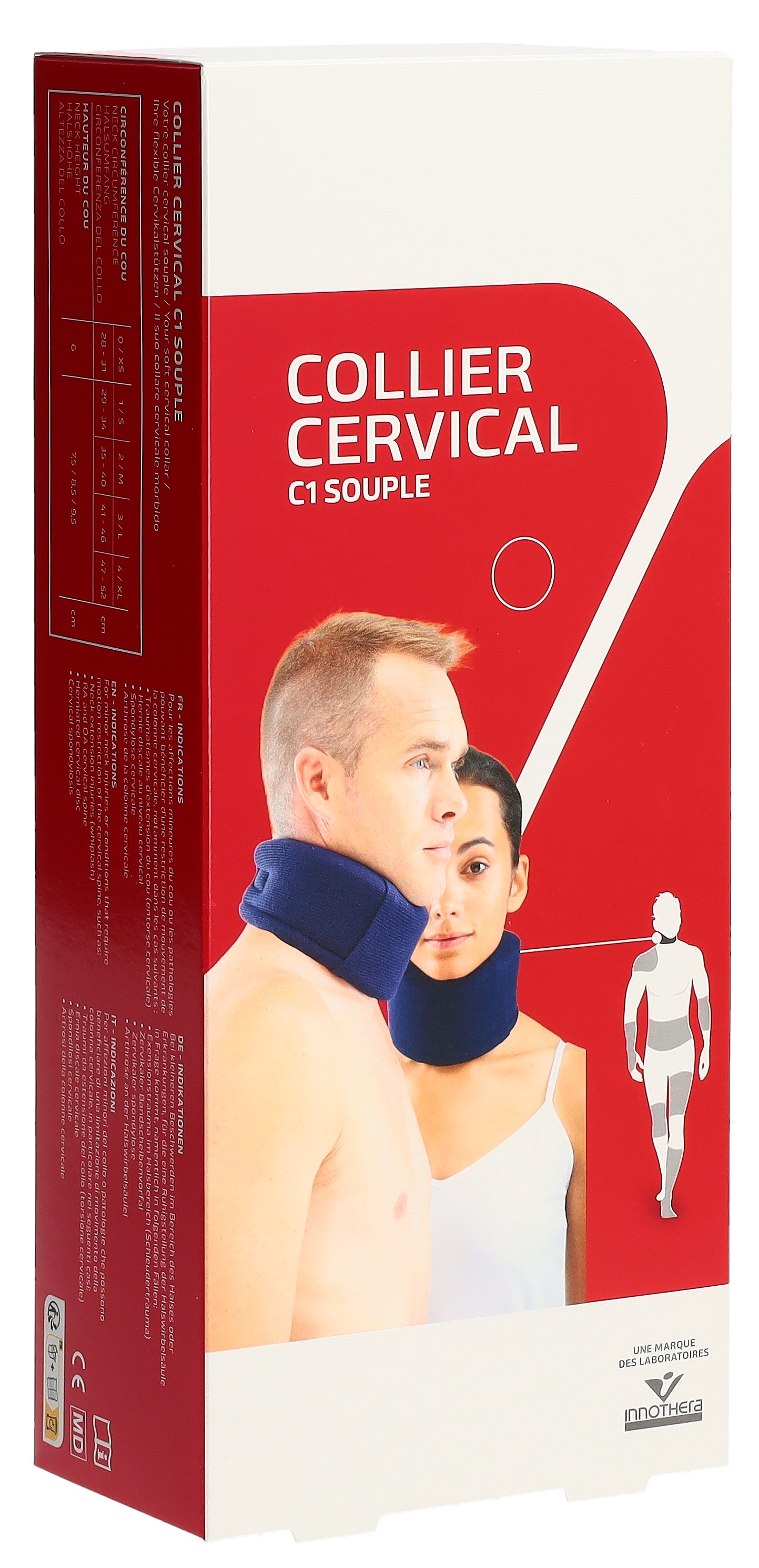 GIBAUD Cervicalstütze C1 8.5cm Gr1 29-34cm weich