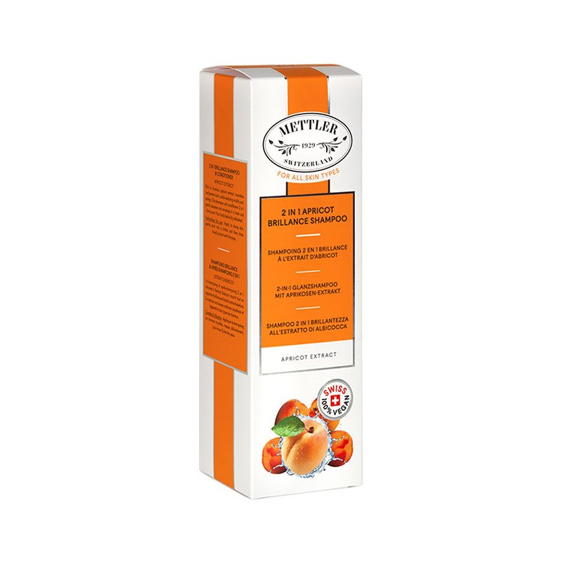 METTLER 1929 2-In-1 Glanzshampoo Aprikosen 200 ml x 2 Stk