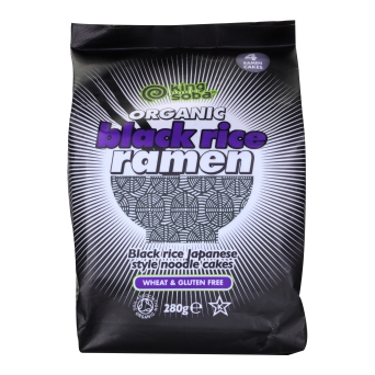 King Soba Schwarzer Reis Ramen glutenfrei Bio 280 g