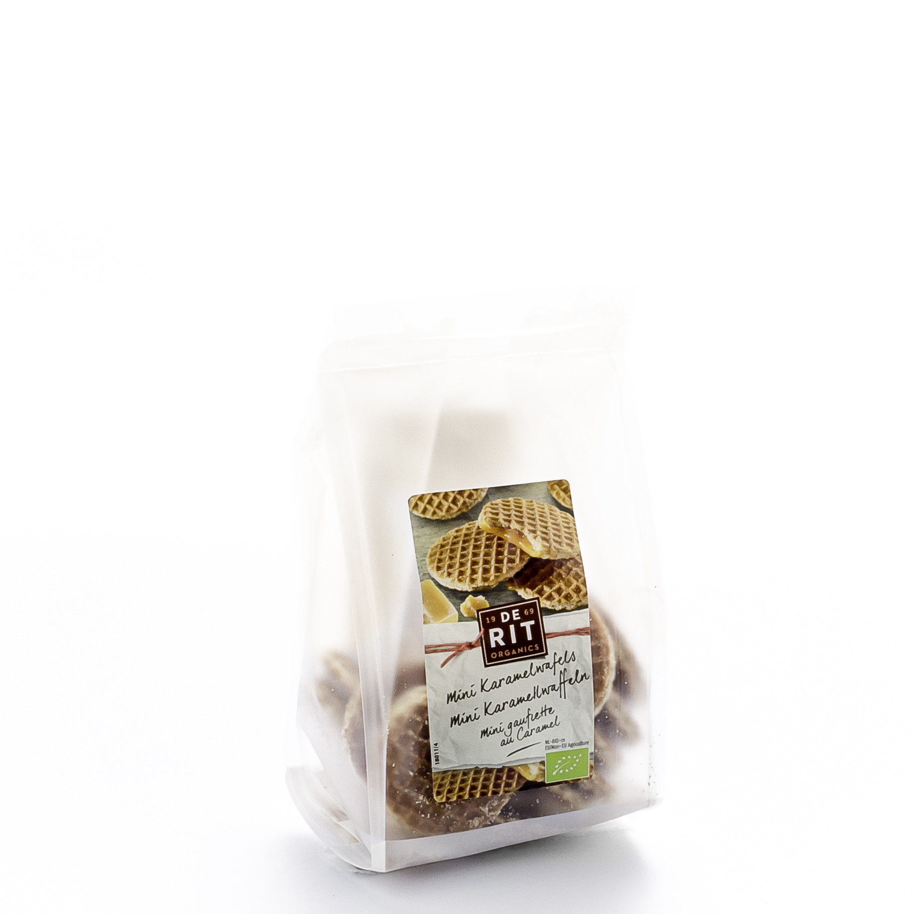 DE RIT Mini Karamellwaffeln Bio 150 g