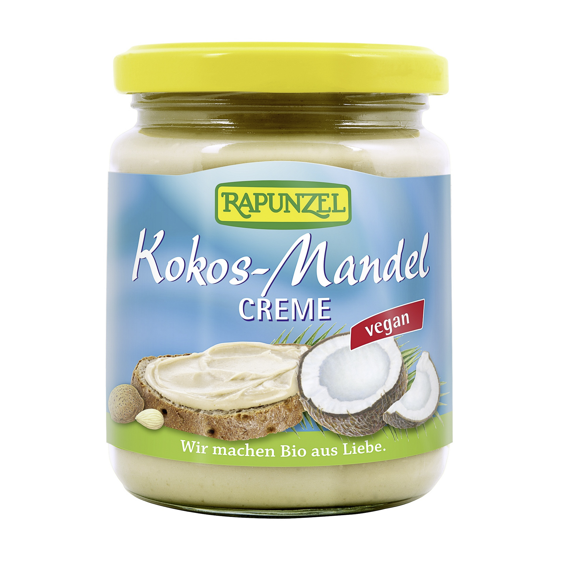 RAPUNZEL Kokos-Mandel Creme Glas 250 g