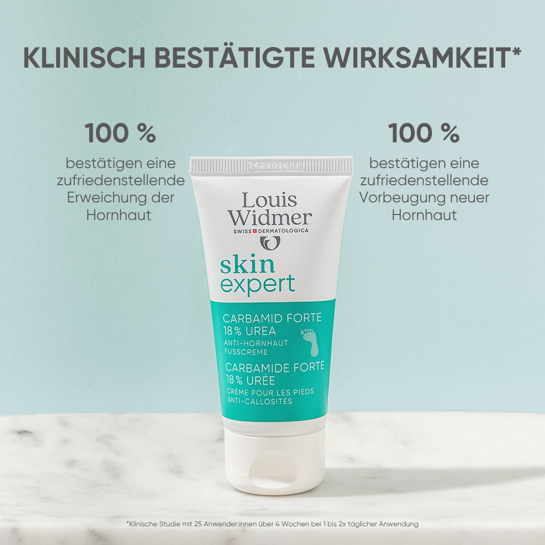 Louis Widmer Carbamid Forte 18% Urea ohne Parfum 75 ml