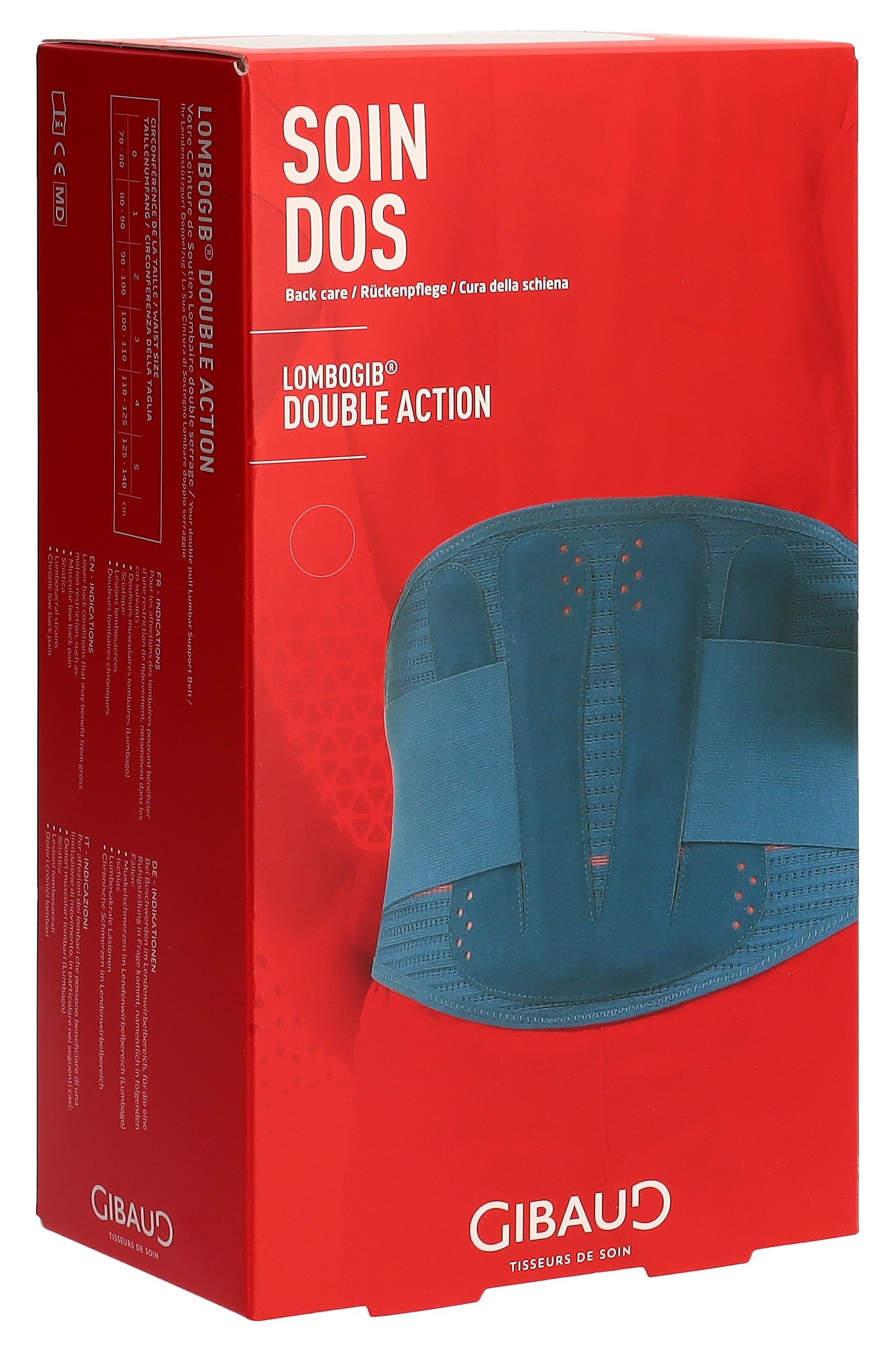 GIBAUD Lombogib Double Action 26cm Gr4 110-125cm blau