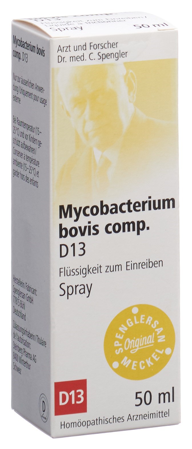 Spenglersan Mycobacterium bovis comp. D 13 Classic Spray 50 ml