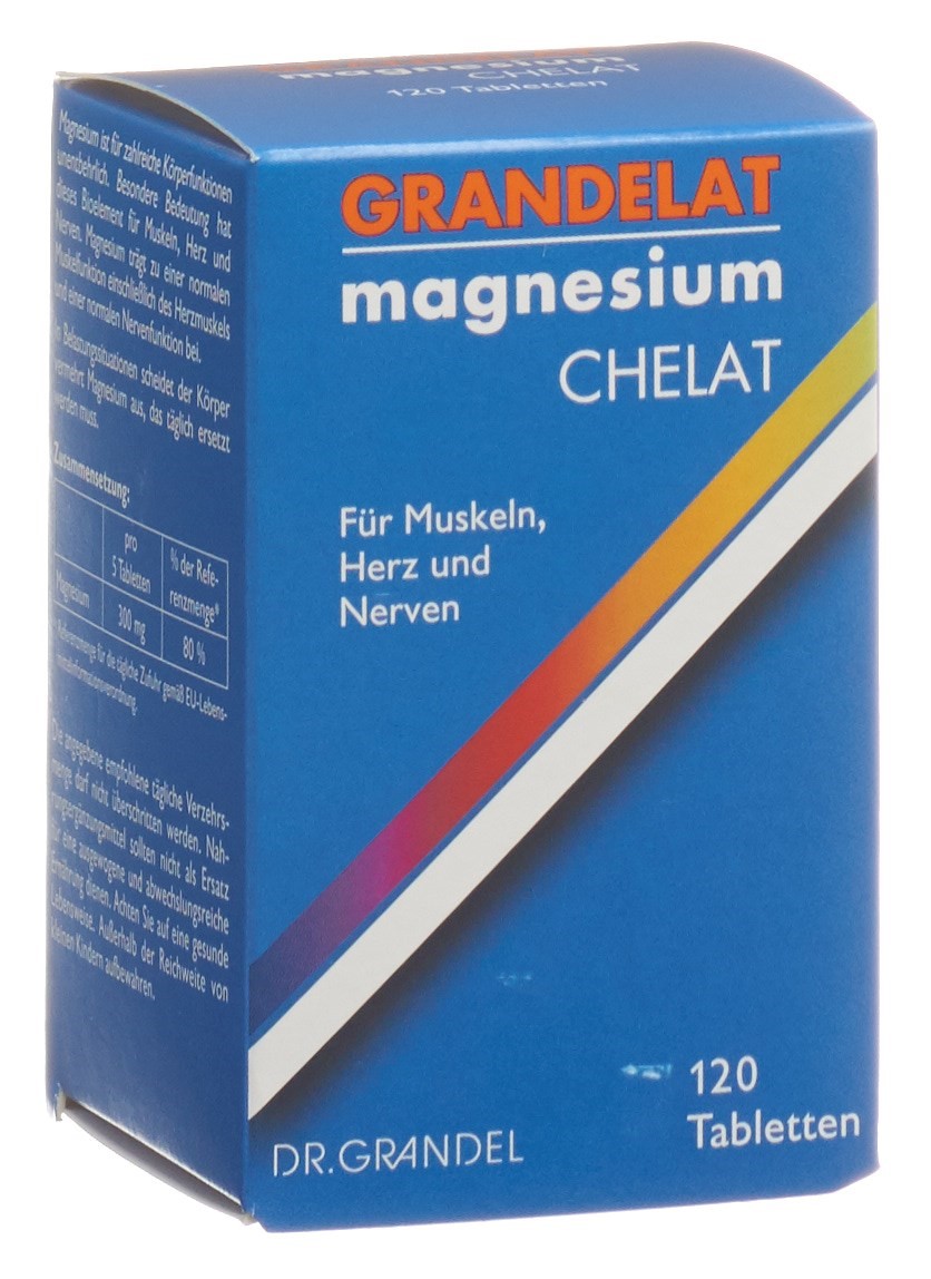 Grandelat Magnesium Chelat Tabl 120 Stk