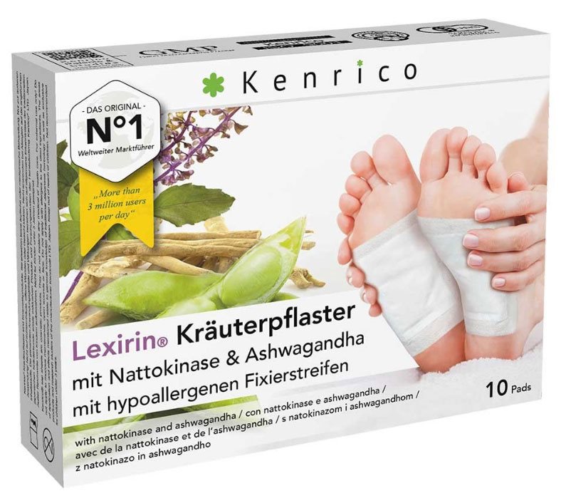 KENRICO Kräuterpflaster Nattokinase Ashwaga 10 Stk x 2 Stk