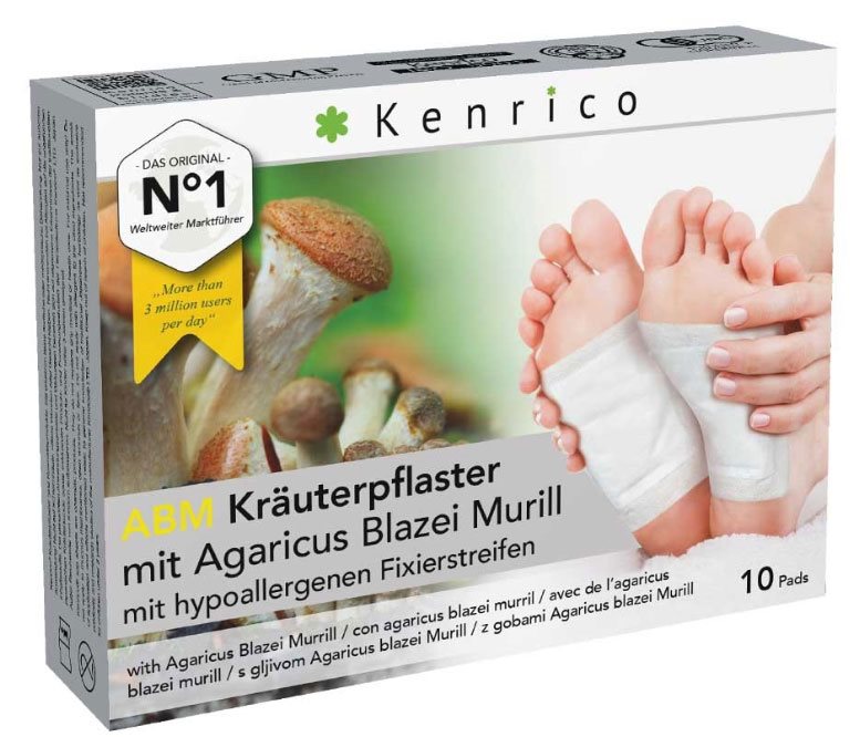KENRICO Kräuterpflaster Agaricus Blaz Muri 10 Stk x 2 Stk