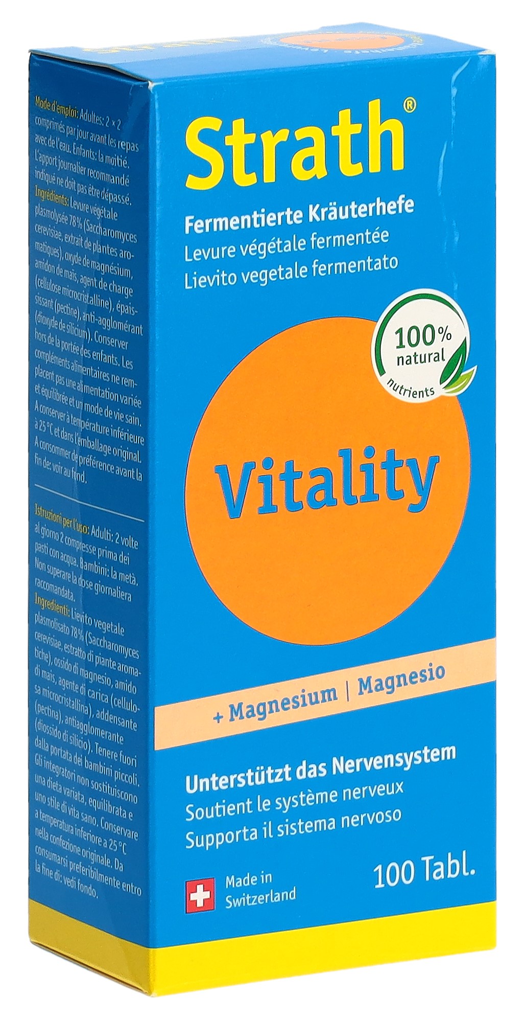 Strath Vitality Tabl Blist 100 Stk