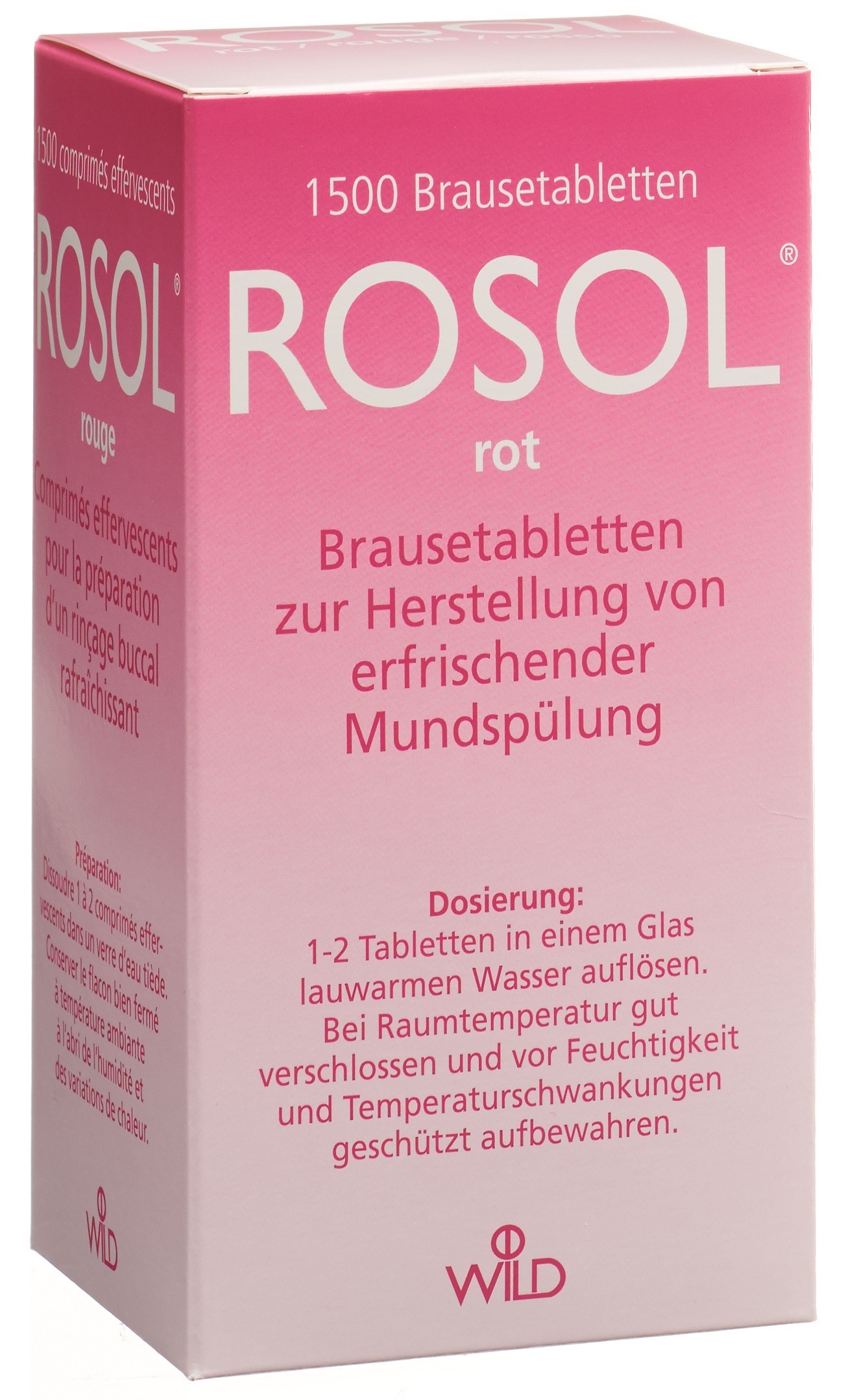Rosol comprimés effervescents 1500 pce