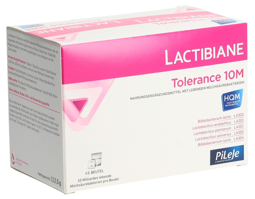 LACTIBIANE Tolerance 10M Btl 45 Stk