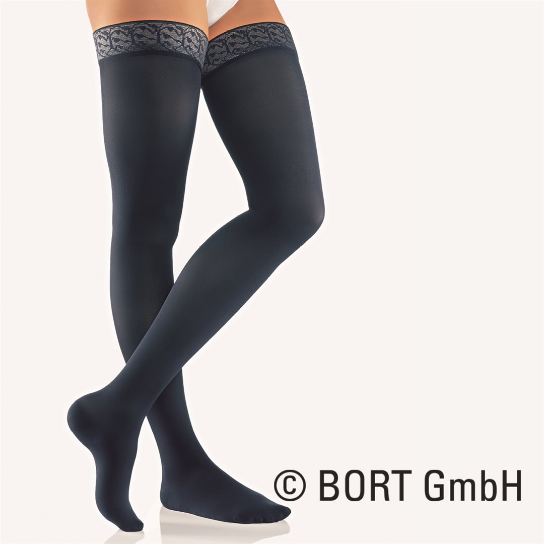 Bort Trend AG CCL2 1 pointe fermée large-normal marine bande fantaise 1 paire