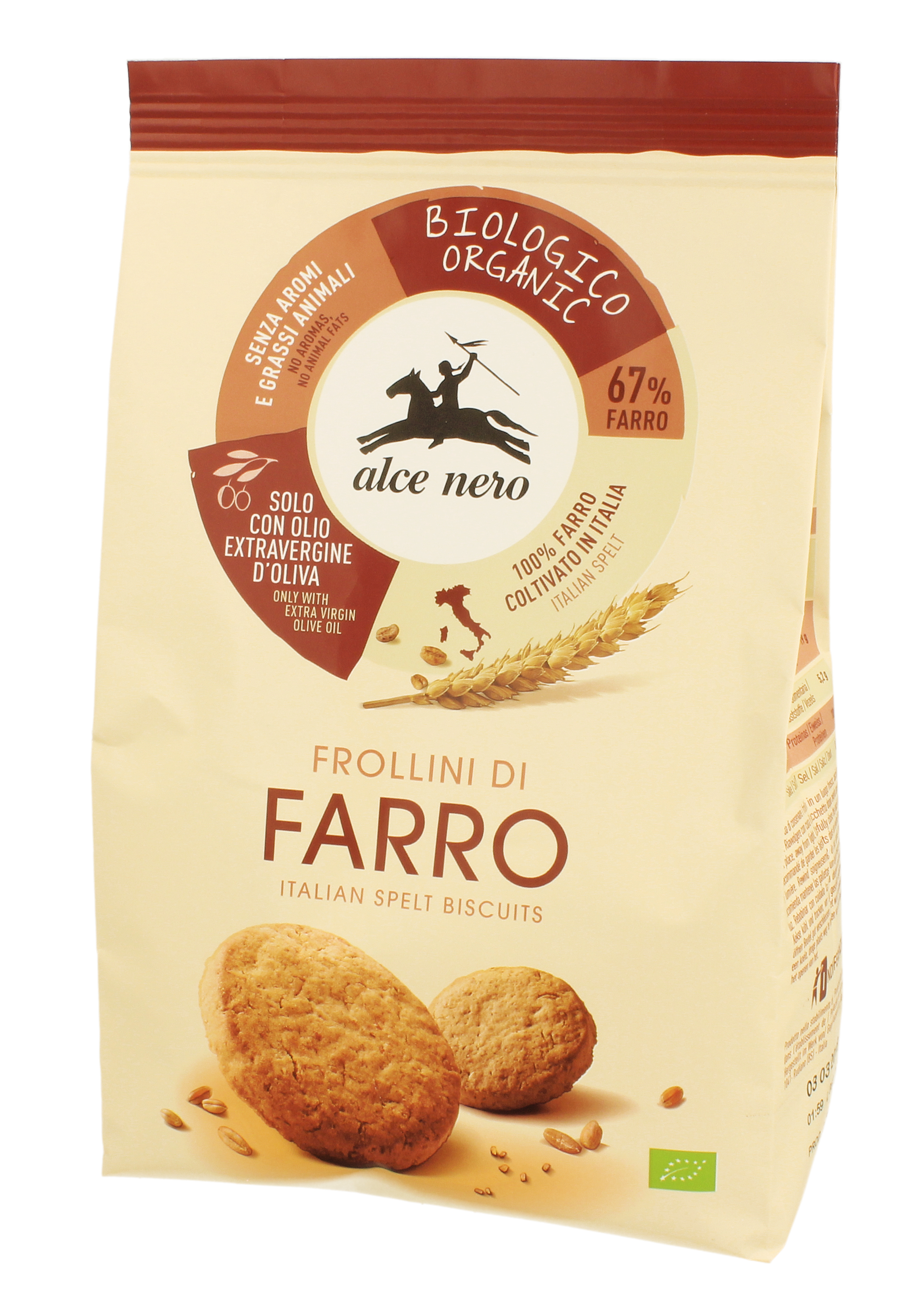 ALCE NERO Frollini - Dinkelkekse 300 g