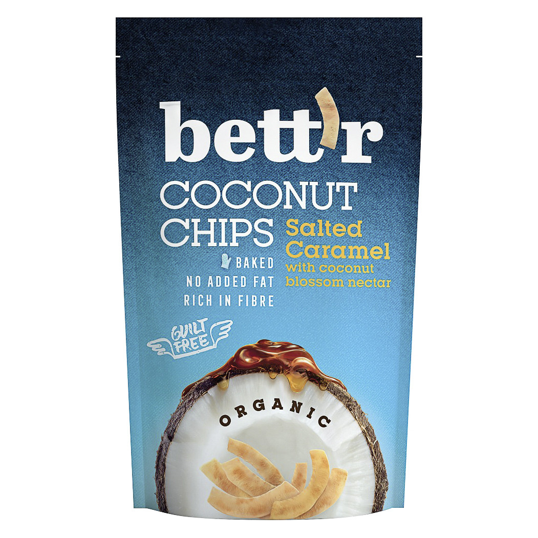 bettr Coconut Chips Salted Caramel Btl 70 g