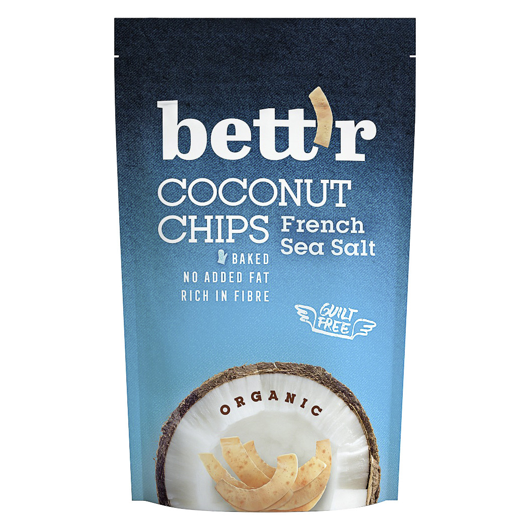 bettr Coconut Chips French Sea Salt 70 g