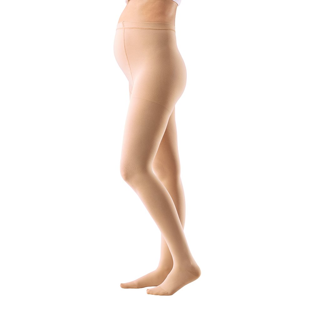 BAUERFEIND VenoTrain Micro KKL2 ATU S normal/short geschlossene Fussspitze creme