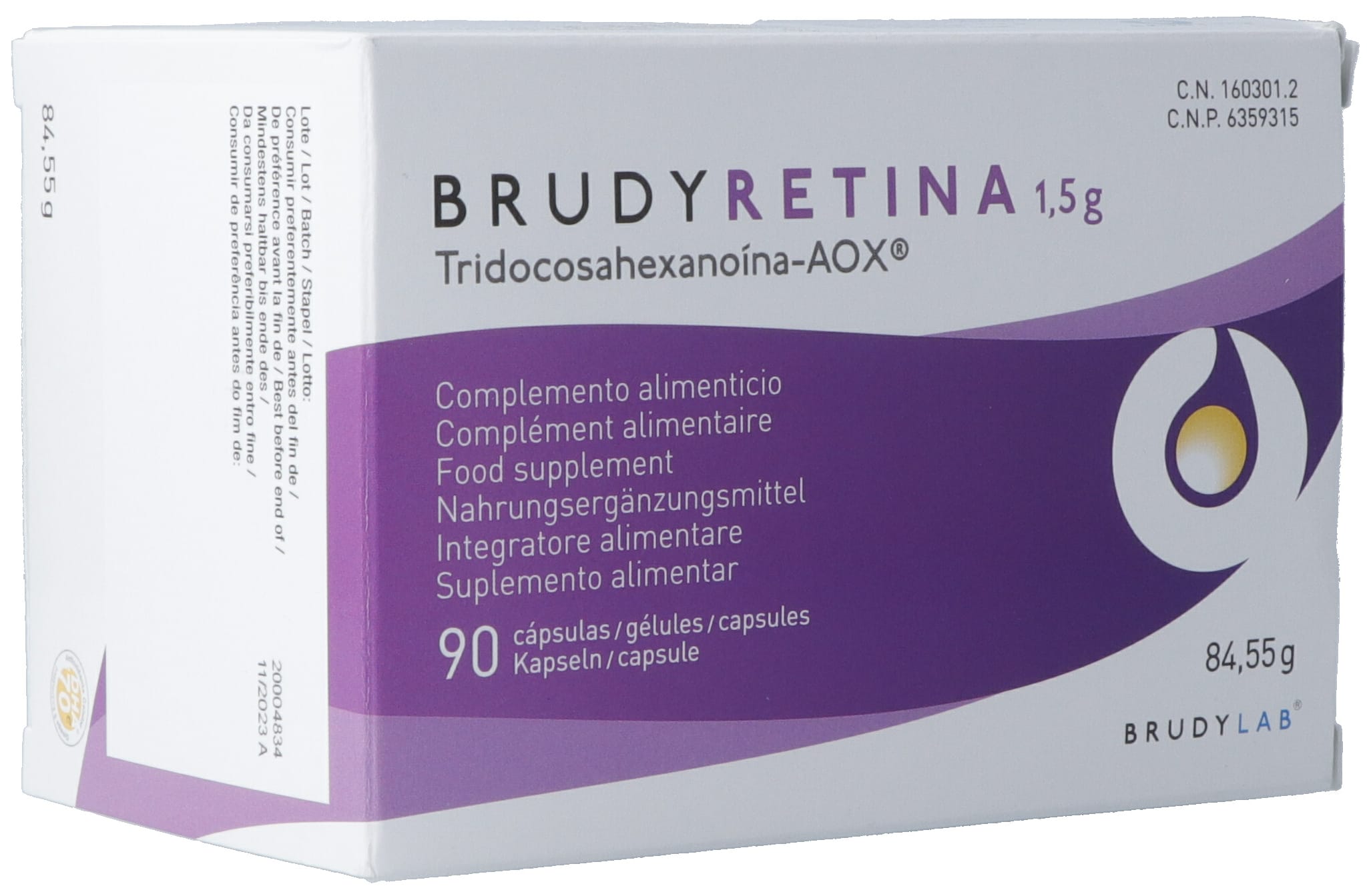 BRUDYRETINA Kaps 1.5 g Blist 90 Stk
