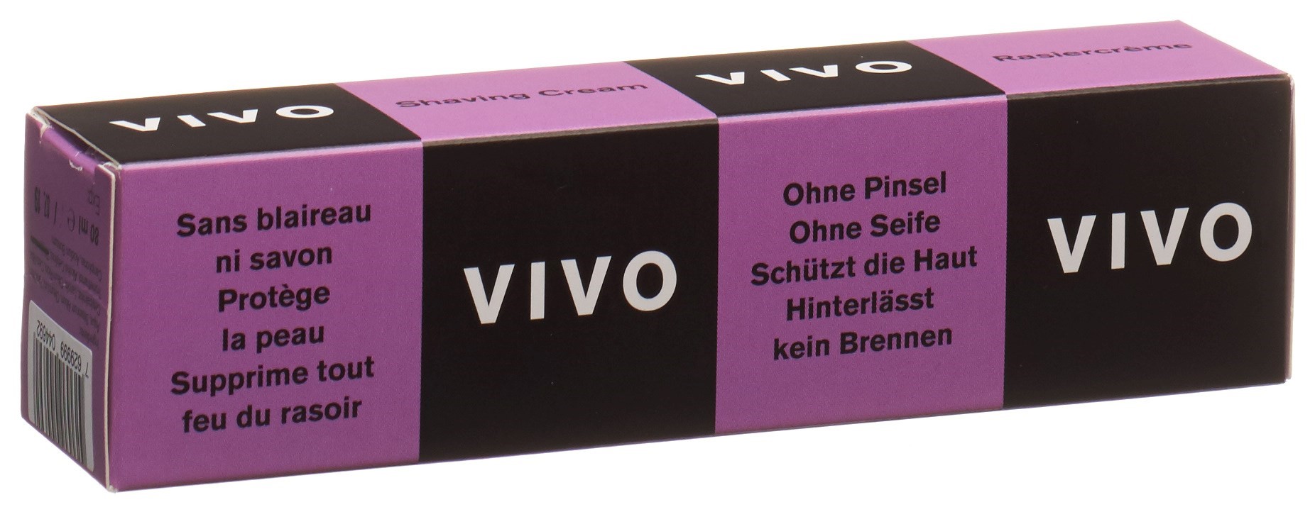 VIVO Rasiercrème Tb 80 ml x 2 Stk