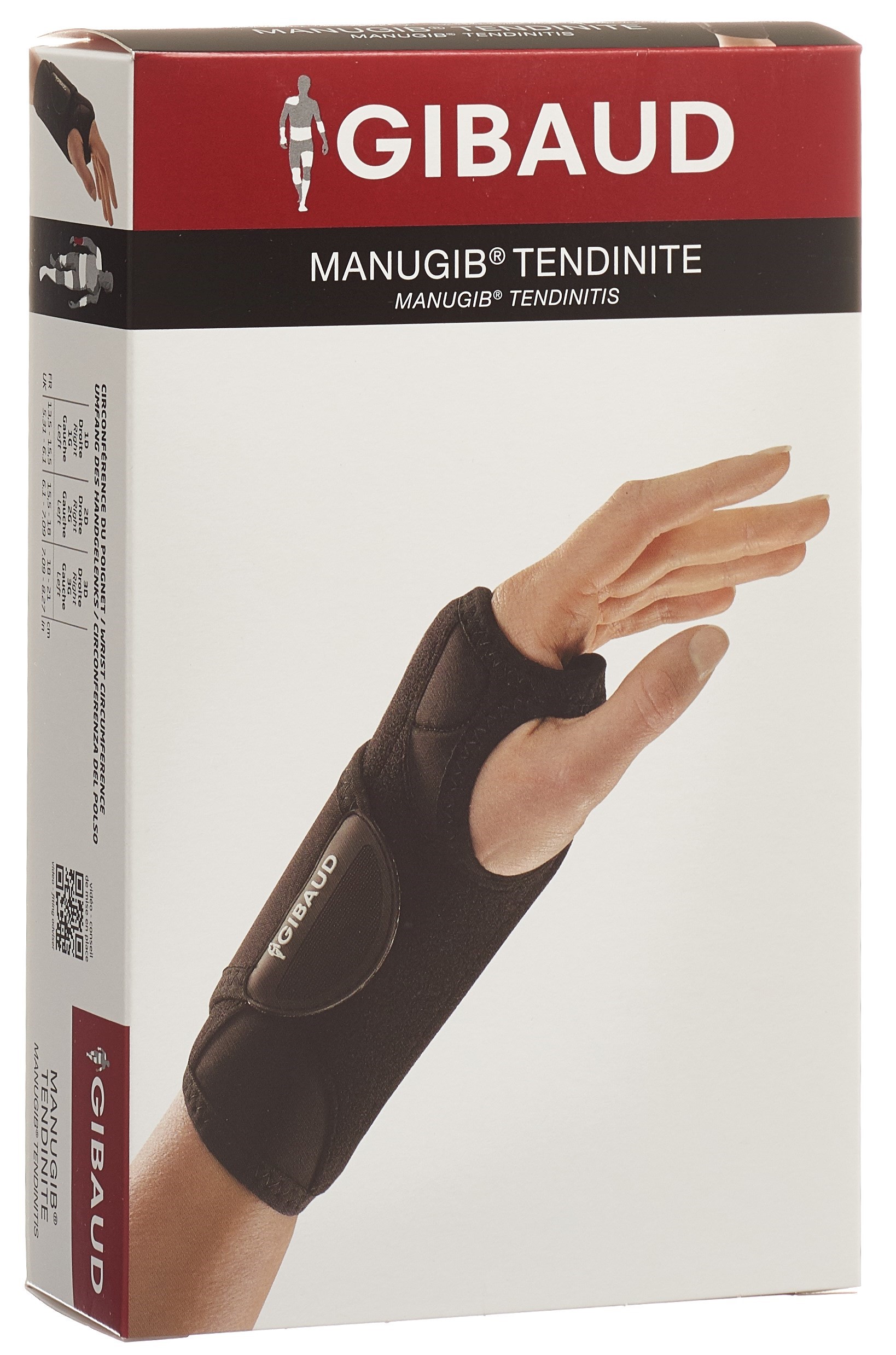 GIBAUD Manugib Hand-Sehnenentzündung 2R 15.5-18cm rechts