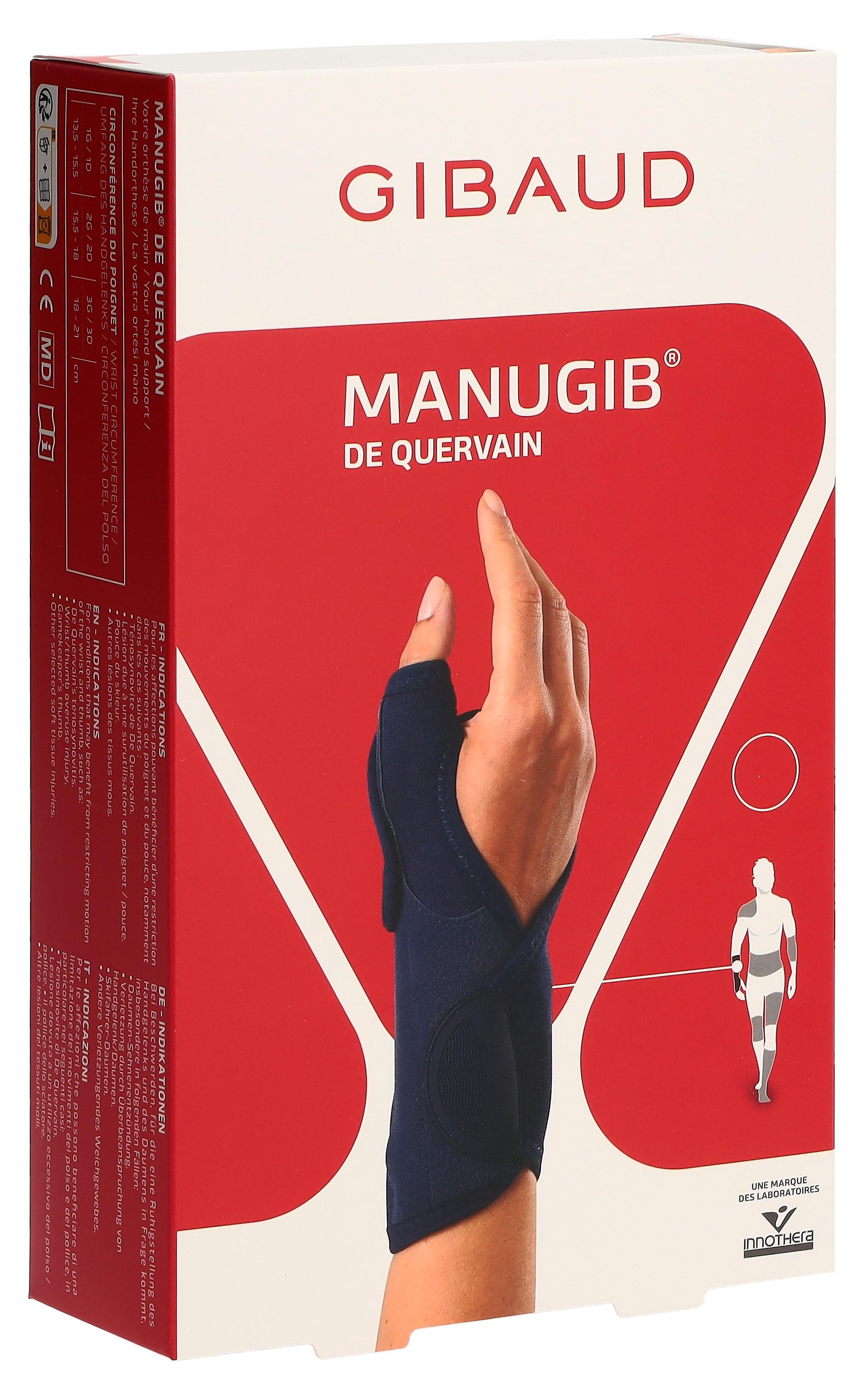 GIBAUD Manugib Daumen-Sehnenentzündung 3L 18-21cm links