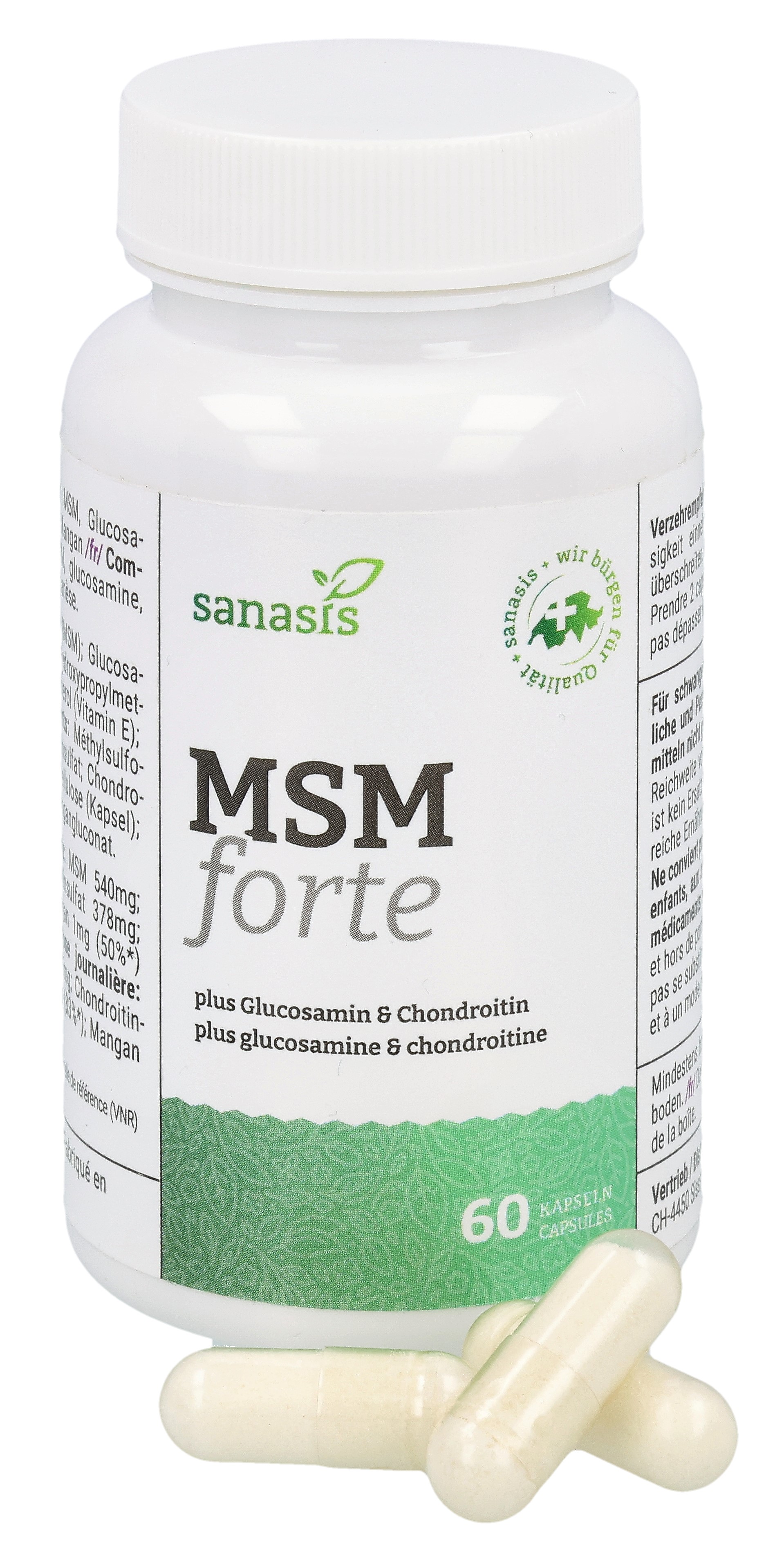 sanasis MSM Glucosamin & Chondroitin Kaps Ds 60 Stk