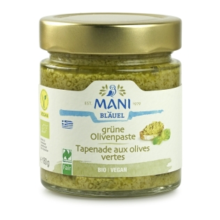 Mani Grüne Olivenpaste Naturland Fair Bio 180 g