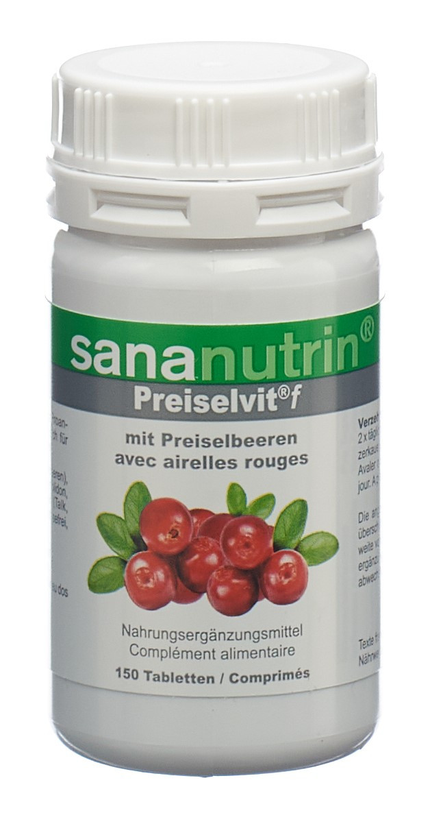 SANANUTRIN Preiselvit f Tabl Ds 150 Stk