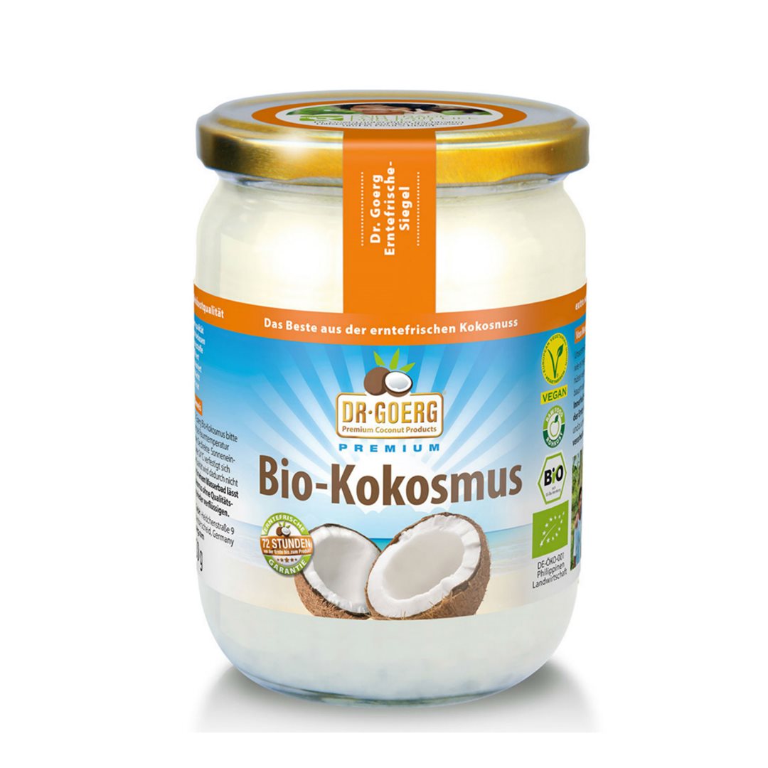 DR. GOERG Kokosmus roh Glas 200 g x 5 Stk