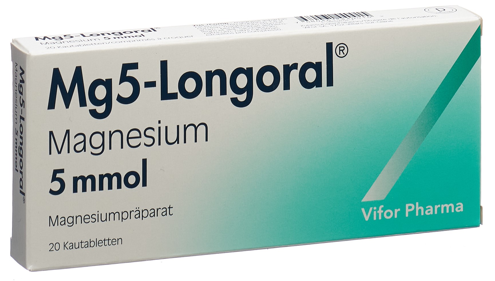 MG5-LONGORAL Kautabl 5 mmol 20 Stk