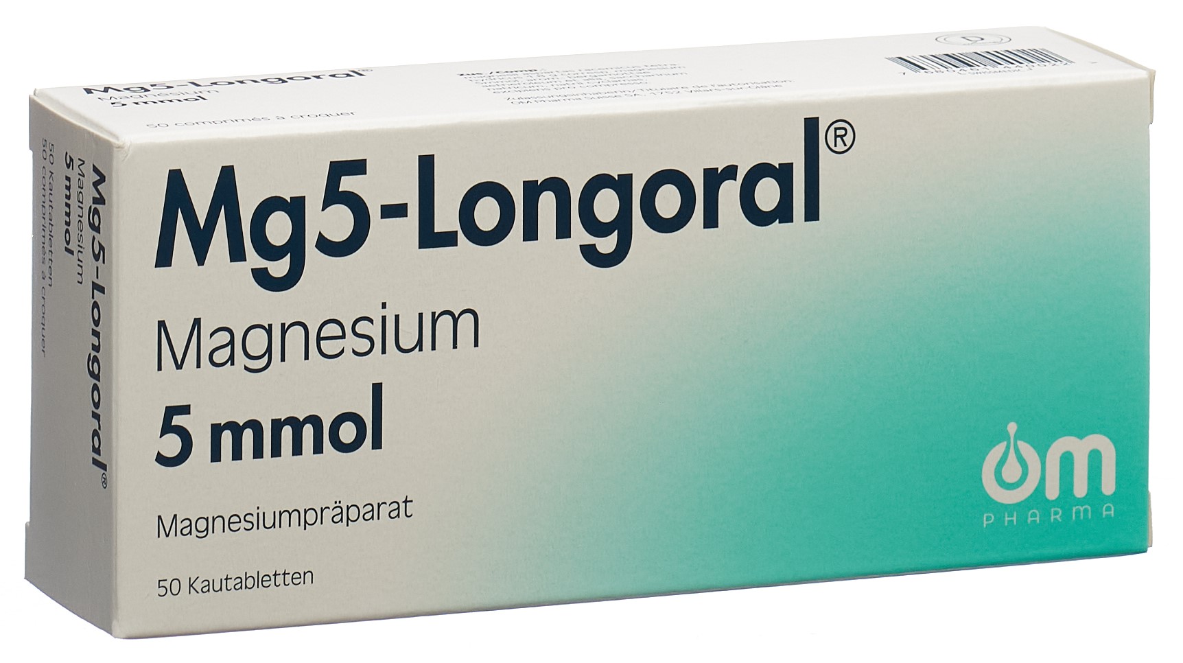 MG5-LONGORAL Kautabl 5 mmol 50 Stk