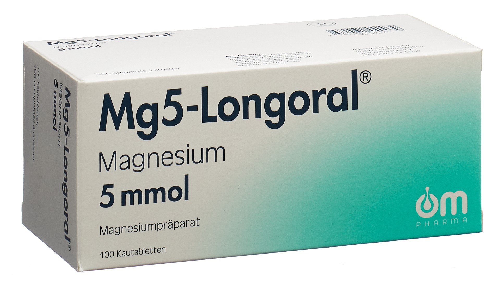 MG5-LONGORAL Kautabl 5 mmol 100 Stk