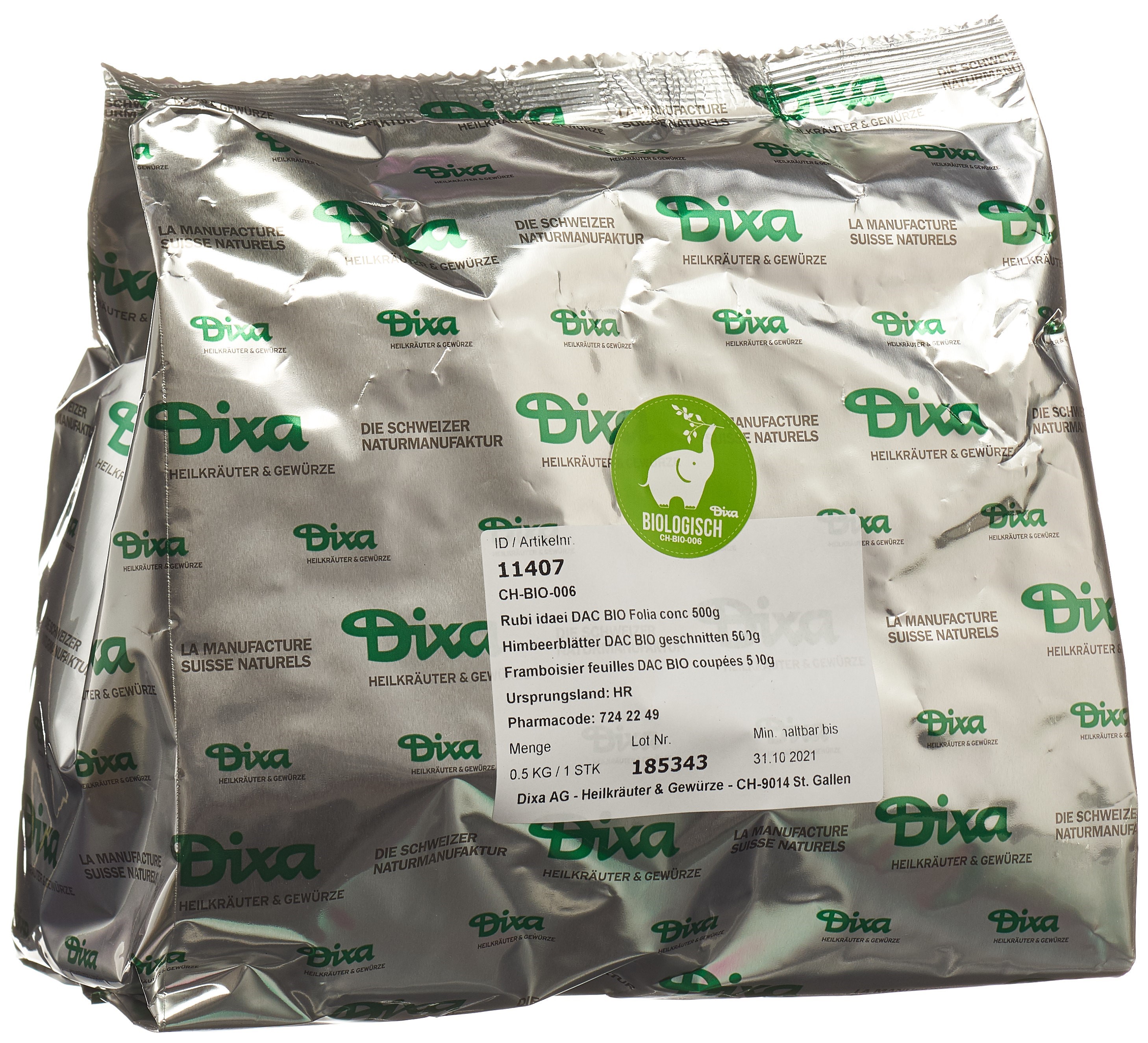 HIMBEER Blatt  500g (Rubi idaei folium)
