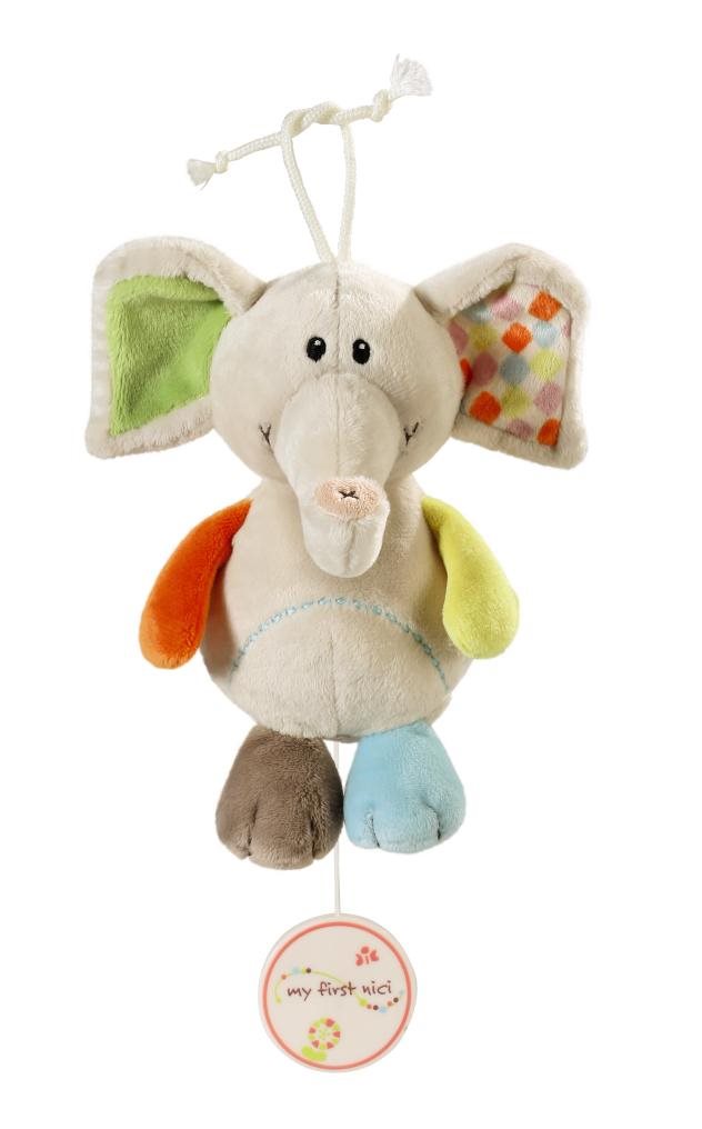 NICI my first Nici Spieluhr 18cm Elefant Dundi x 2 Stk