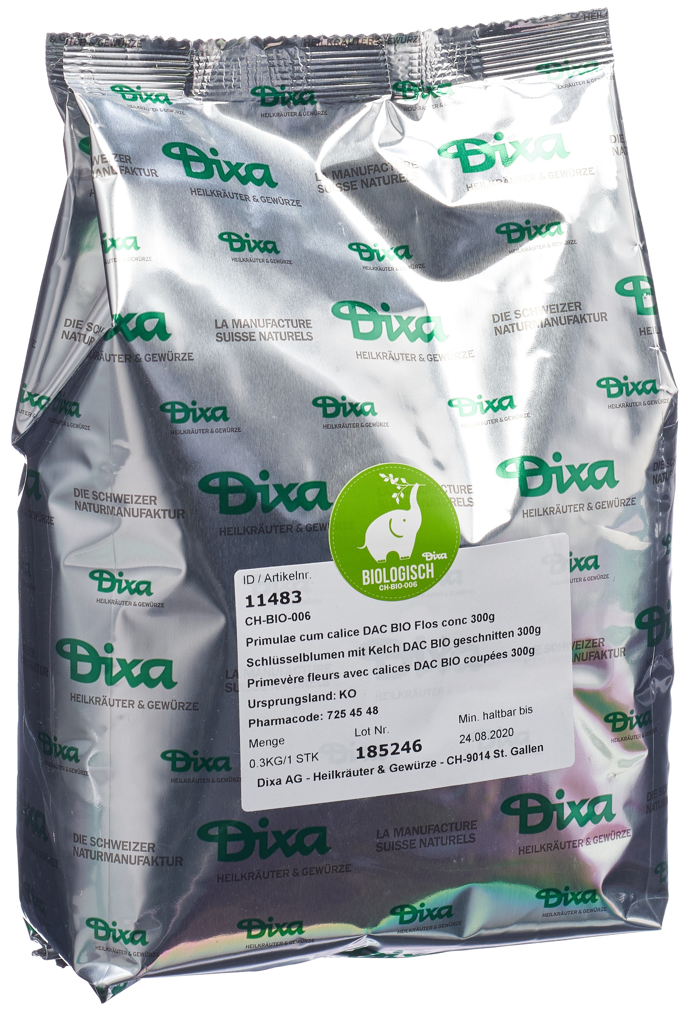 Dixa Primevère fleurs avec calices DIX BIO coupées 300 g