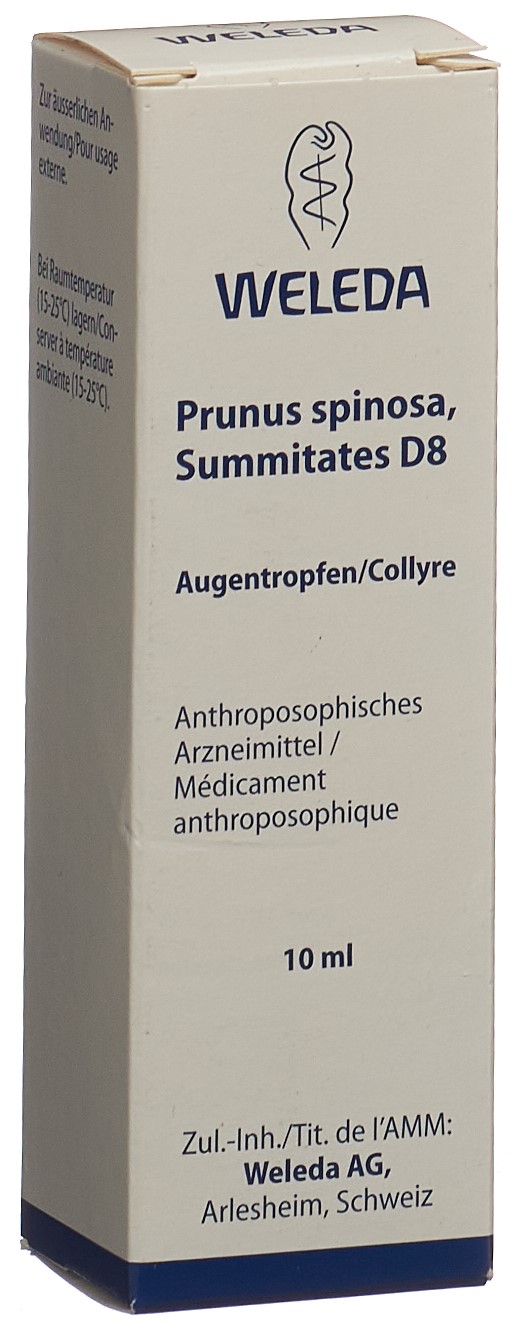 Weleda Prunus spinosa Summitates Gtt Opht D 8 10 ml