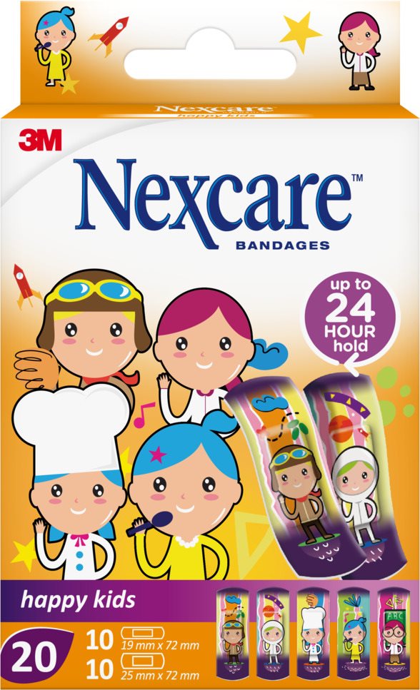 3M Nexcare Kinderpflaster Happy Kids Professions 20 Stk