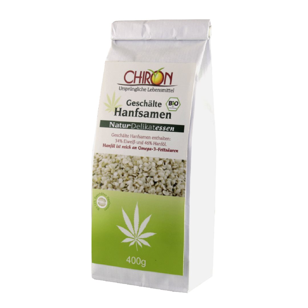 Chiron Hanfsamen geschält Bio Btl 400 g