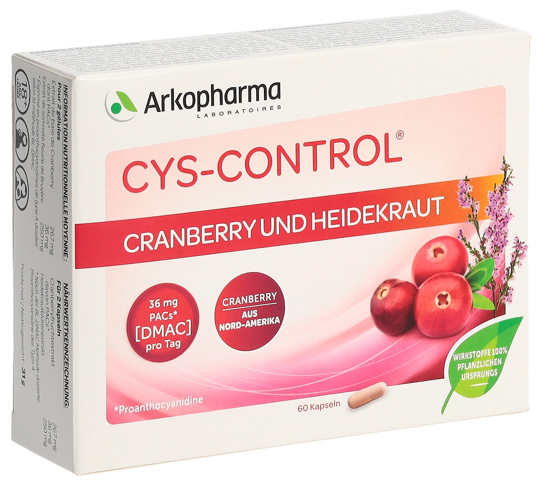 Cys-Control Kaps Cranberry und Heidekraut 60 Stk