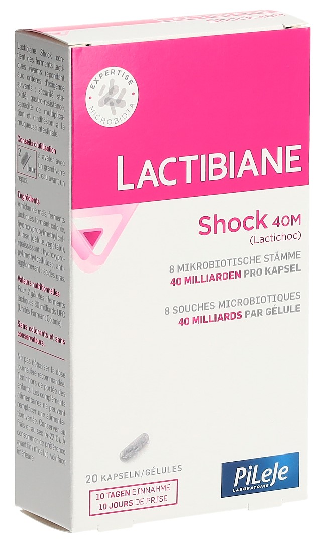 LACTIBIANE Shock 40M Kaps 20 Stk