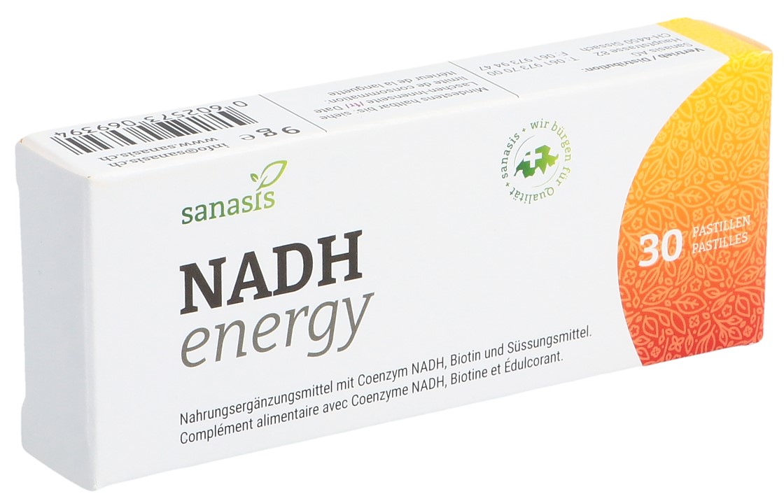 sanasis NADH Energy Pastillen 30 Stk