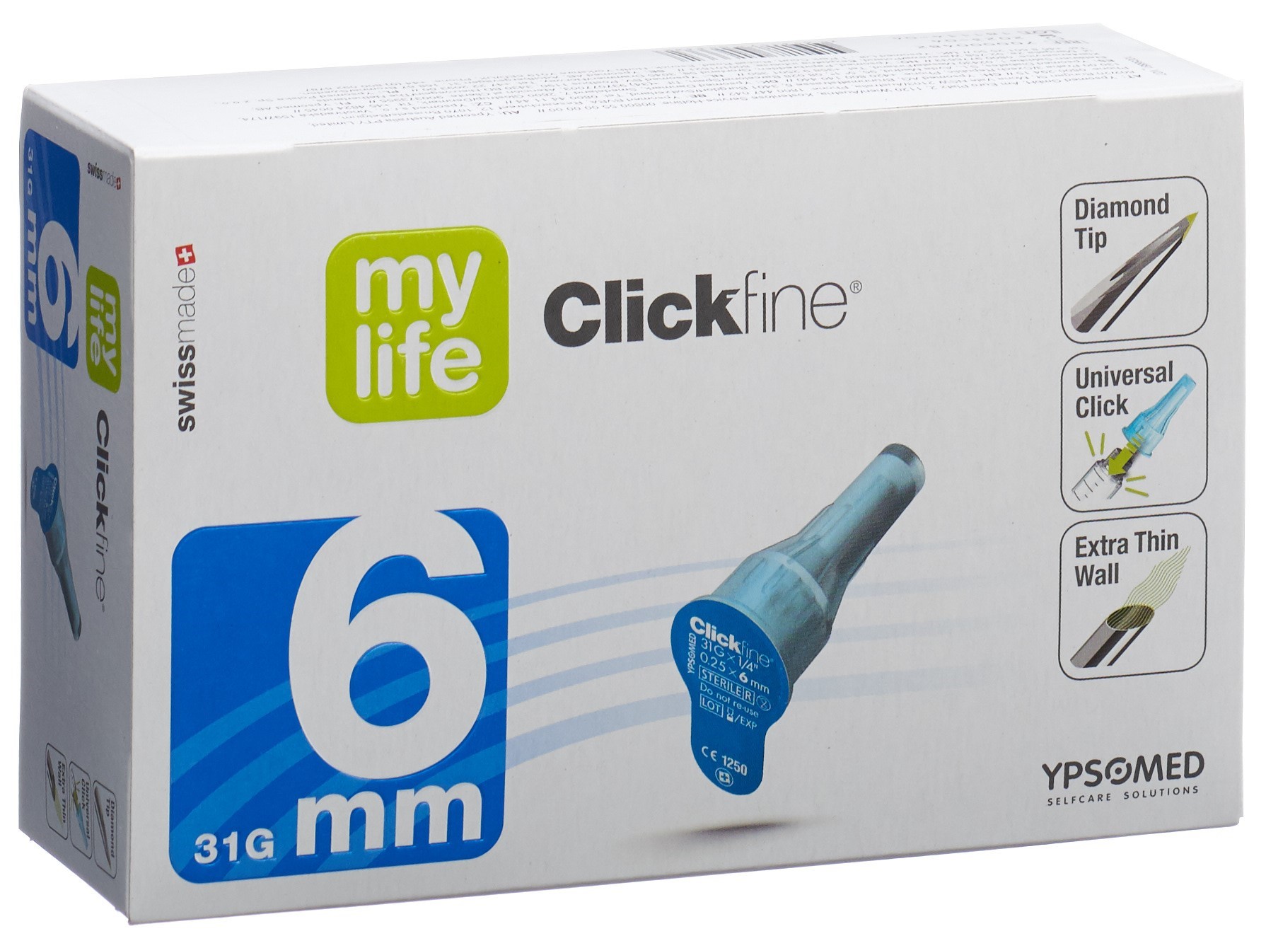 mylife Clickfine Pen-Nadeln 31G 0.25x6mm 100 Stk