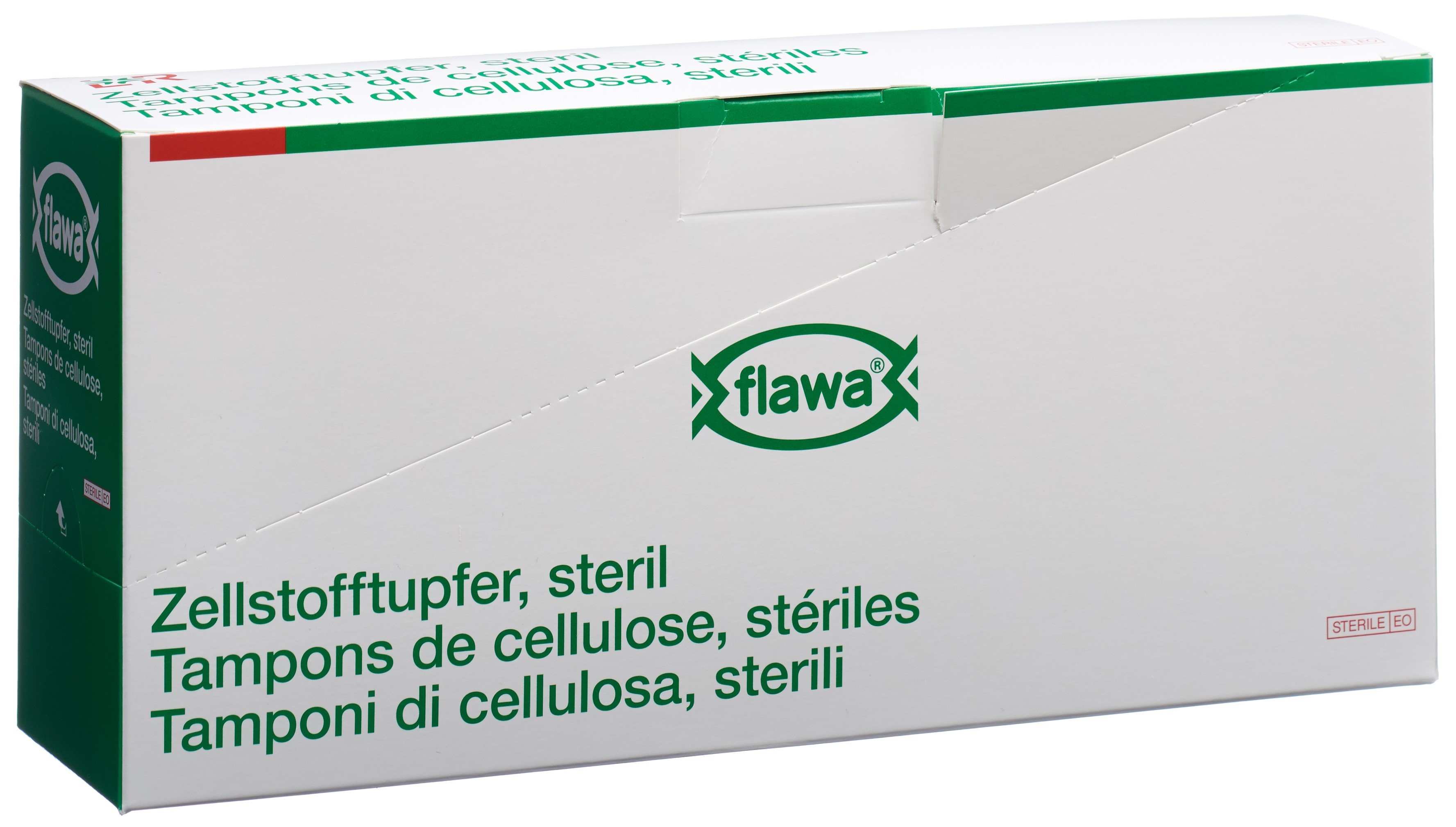 Flawa Zellstofftupfer 4x5cm steril 50 x 3 Stk