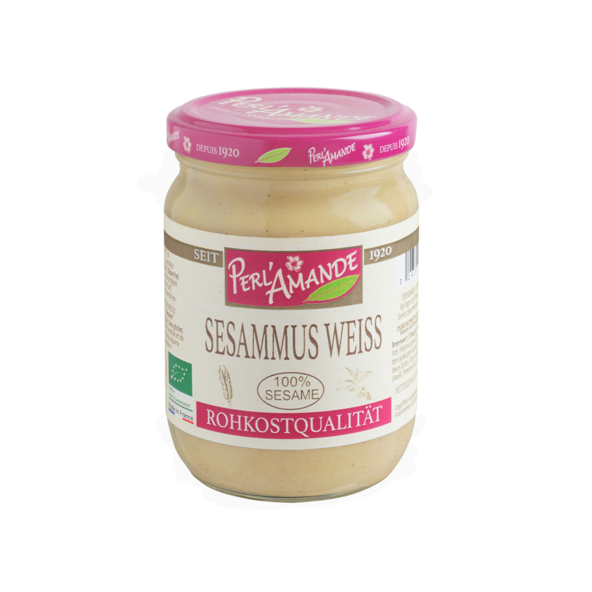 Perlamande Sesammus Tahin Glas 250 g