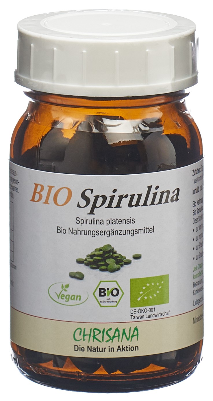 CHRISANA Bio Spirulina Tabl Glas 250 Stk