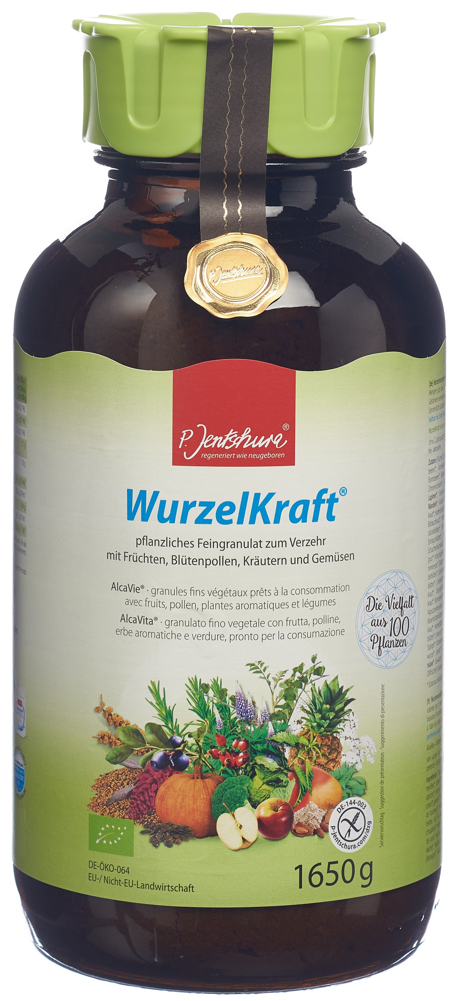 JENTSCHURA WurzelKraft Feingranulat Bio 1650 g