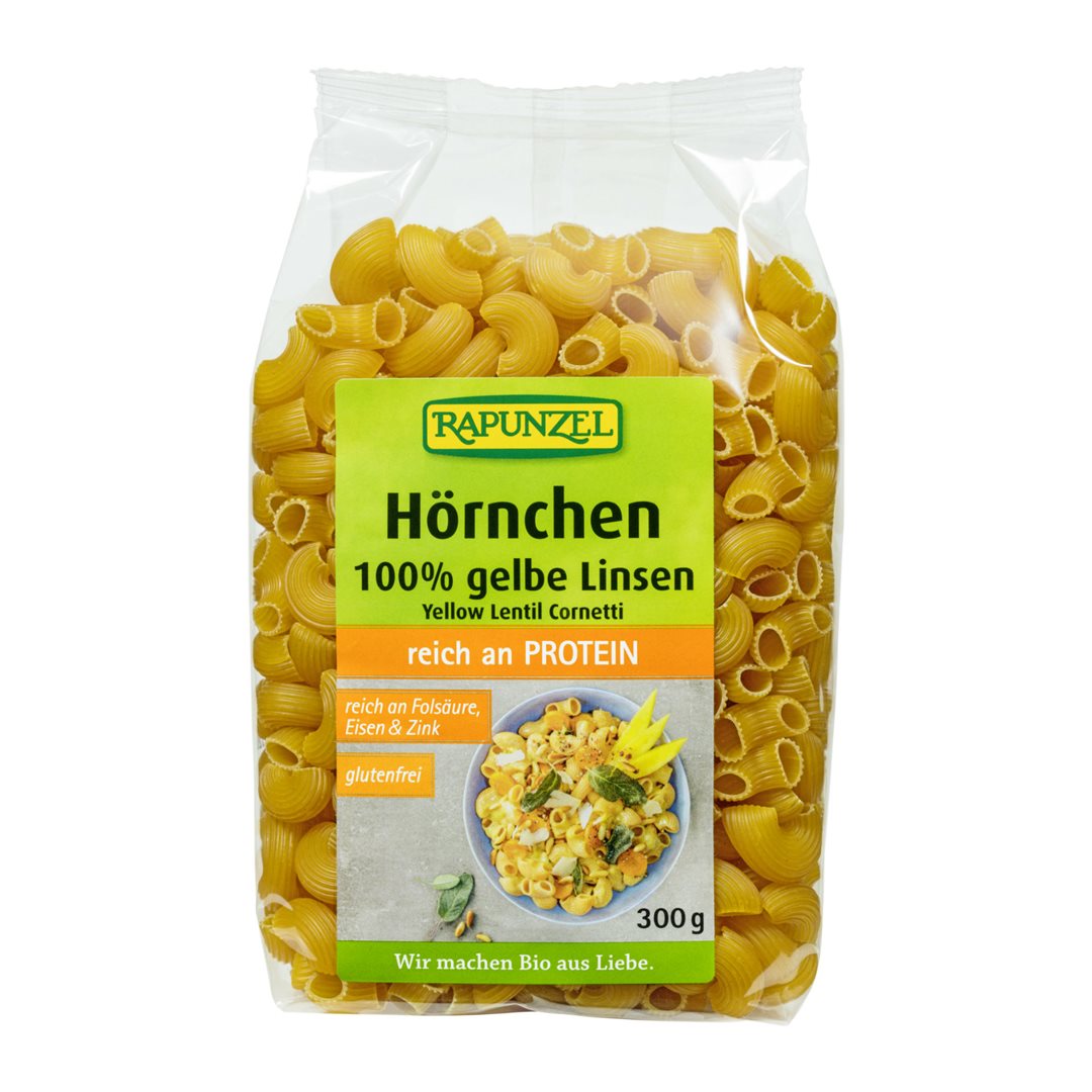 RAPUNZEL Gelbe Linsen Hörnchen Btl 300 g