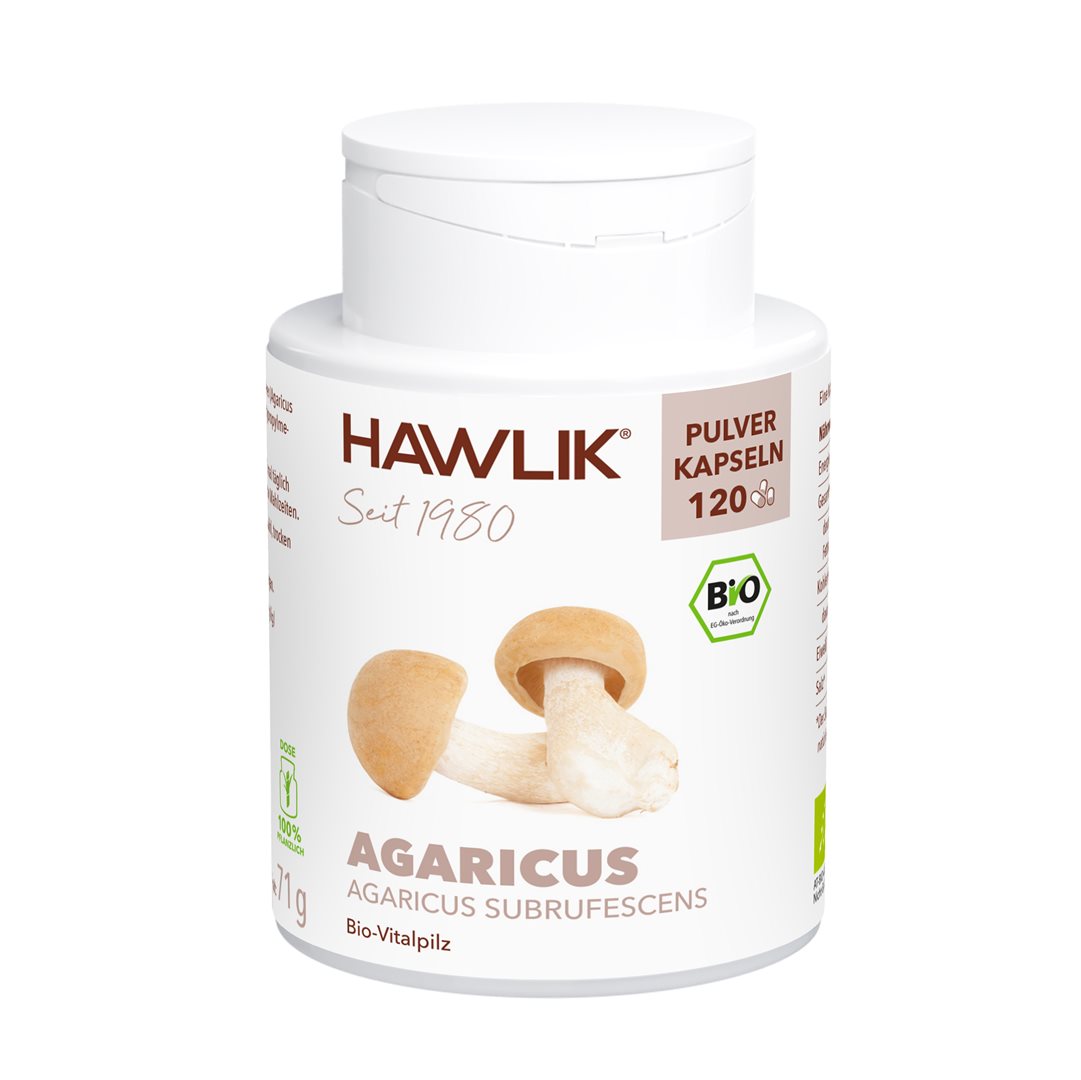 Hawlik Agaricus Poudre en gélules 120 pce