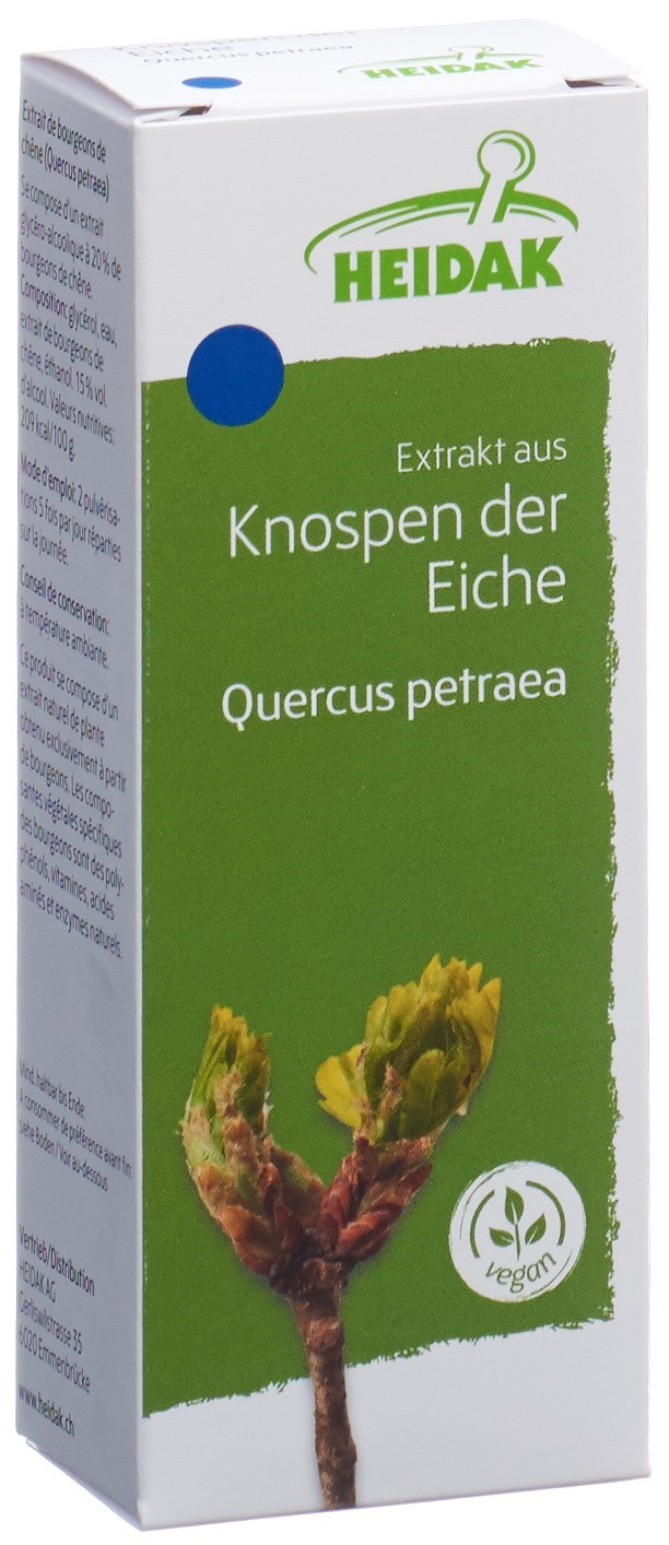 HEIDAK bourgeon quercus petraea mac glyc fl 30 ml